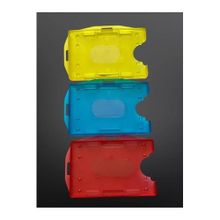 Stormistoretr 3'lü Renkli Kart Koruyucu ID Badge Holder Seti – Sert Plastik Kimlik Kartlığı