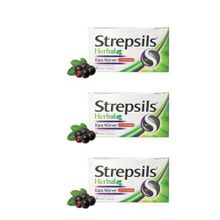 Strepsils Herbal Kara Mürver Aromalı 3x16 Pastil