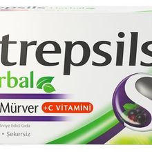 Strepsils Herbal Kara Mürver C Vitamini 16 Pastil