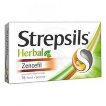 Strepsils Herbal Zencefil 16 Pastil