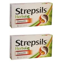Strepsils Herbal Zencefil 2x16 Pastil