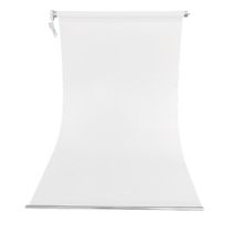 Stüdyo Teknik Beyaz 190x400 cm Sonsuz Fon Perdesi Seti