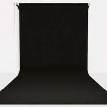 Stüdyo Teknik Siyah 270x580 cm Sonsuz Fon Perdesi Seti