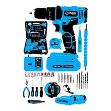 Sturdy Japon Technology Seri 58V8AH Lion C-R Full 39 Parça Setli Çift Akülü Turbo Şarjlı Matkap