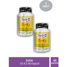 Suda-D Vitamin D3 K2 2x60 Kapsül
