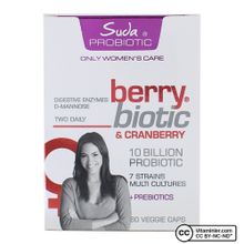 Suda Probiotic Berrybiotic Cranberry 60 Kapsül