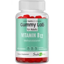 Suda Vitamin Gummy Lab for Adults Vitamin B12 Portakal Aromalı 60 Çiğnenebilir Tablet