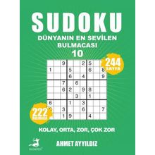 Sudoku - Dünyanın En Sevilen Bulmacası 10 Olimpos Yayınları