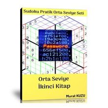 Sudoku Orta Seviye Bulmaca Kitabı-2 Enine Boyuna Eğitim