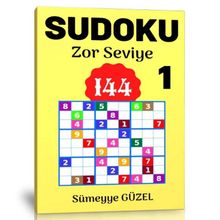Sudoku Zor Seviye Bulmaca Kitabı-1 Enine Boyuna Eğitim