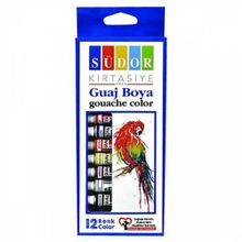 Südor 575 8.5 ml 12 Renk Tüp Guaj Boya