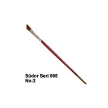 Südor 995 No 2 Yan Kesik Sentetik Fırça