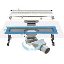 Sukar 1154-1038023-01 Line 2 80 cm Plain Izgaralı Krom Duş Kanalı