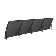 Sundurmagross Cosmos Kapı Pencere Üstü Pratik 105x480 Siyah Sundurma