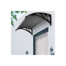 Sundurmagross Crocus Kapı Pencere Üstü Pratik 80x120 Siyah Sundurma