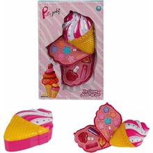 sunman oyuncak dondurma şekilli 2 katlı makyaj güzellik seti sun-s00002595 - Yok
