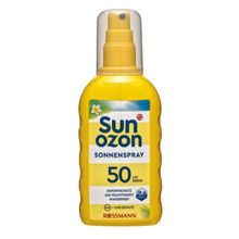 SunOzon 200 ml Spf50+ Hassas ve Daha Önceden Bronzlaşmamış Tenler İçin Güneş Spreyi
