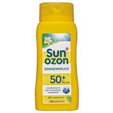 SunOzon 200 ml Spf50+ Hassas ve Daha Önceden Bronzlaşmamış Tenler İçin Güneş Sütü