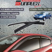 Sunplex Citroen Xsara 1997-2006 Mugen 4 Lü Set Cam Rüzgarlığı