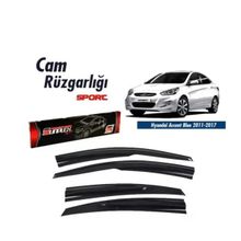 Sunplex Hyundai Accent Blue Mugen 2011-2017 4'lü Cam Rüzgarlığı