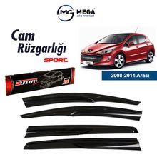 Sunplex Peugeot 308 2008-2014 Mugen Tip Cam Rüzgarlığı