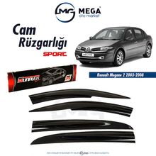Sunplex Renault Megane 2 Sedan 2003-2008 Mugen Tip Cam Rüzgarlığı
