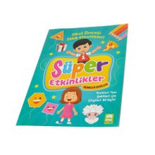 Süper Etkinlikler Renkler Şekiller - Okul Öncesi Zeka Etkinlikleri - Kolektif