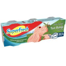 Superfresh 3x75 gr Zeytinyağlı Ton Balığı
