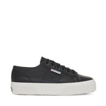 Superga 2740 Platform Nappa Siyah Kadın Spor Ayakkabı