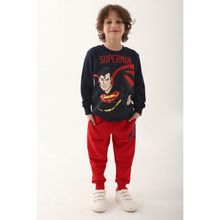 Superman Lacivert Erkek Çocuk Eşofman Takımı - 3 - 4 Yaş