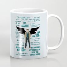 Supernatural Castiel Kupa Bardak