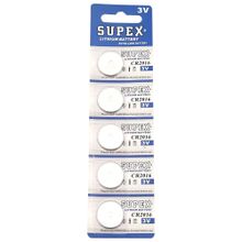 Supex CR2016 3v Lityum Para Pil 5'li Blister