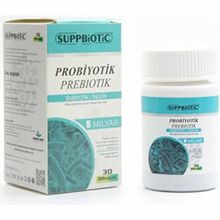 Suppbiotic Probiyotik Prebiyotik İnülin 30 Kapsül