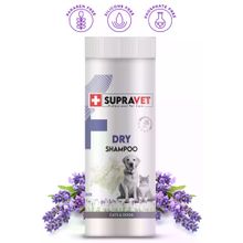 Supravet 150 ml Dry Shampoo Lavanta Özlü Kedi Köpekler için Toz Şampuan