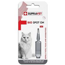 Supravet Kedi Deri Ve Tuy Bakim Dis Parazit Icin Bitkisel Damla 1 Ml