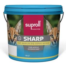 Suproll Sharp Muğla Beyazı 506 15 lt Saf Akrilik Dış Cephe Boyası