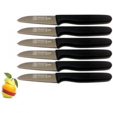 Sürbisa Sürmene 061007 6Lı Set Siyah Meyve Bıçağı