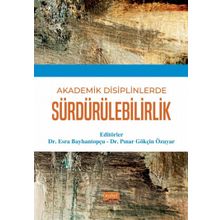 Sürdürülebilirlik-Akademik Disiplinlerde Nobel Bilimsel Eserler