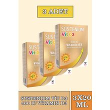 Sustenium Vitamin D3 400 IU 3x20 ml Sprey