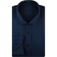 Süvari GM1007100444 Klasik Yaka Slim Fit Düz Mavi Erkek Gömlek