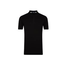 Süvari TS1014000218 Polo Yaka Slim Fit Pike Desenli Bordo Erkek T-shirt
