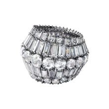 Swarovski 5610392 Hyperbola:Rıng L Rows Whıte/Rhs 58 Swarovski Yüzük