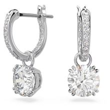 Swarovski 5636717 Constella Drop Beyaz Rodyum Kaplama Küpe