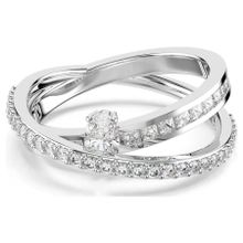 Swarovski 5691231 Hyperbola Ring 2 Row White-Rhs 55 Yüzük