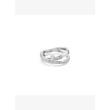 Swarovski 5691232 Hyperbola Ring 2 Row White-Rhs 60 Yüzük
