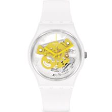 Swatch Tıme To Yellow Small SO31W105 Kadın Kol Saati
