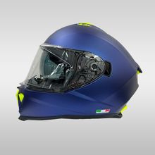 Sway SW-865 Mat Gri Yeşil Kask