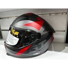 Sway SW-865 St Titanyum Kırmızı Siyah Güneş Gözlüklü Kask