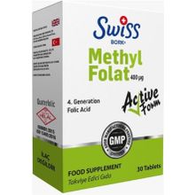 Swiss Bork Methyl Folat 30 Tablet