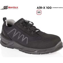 Swolx Air X S1P Siyah Gri İş Güvenliği Ayakkabısı
